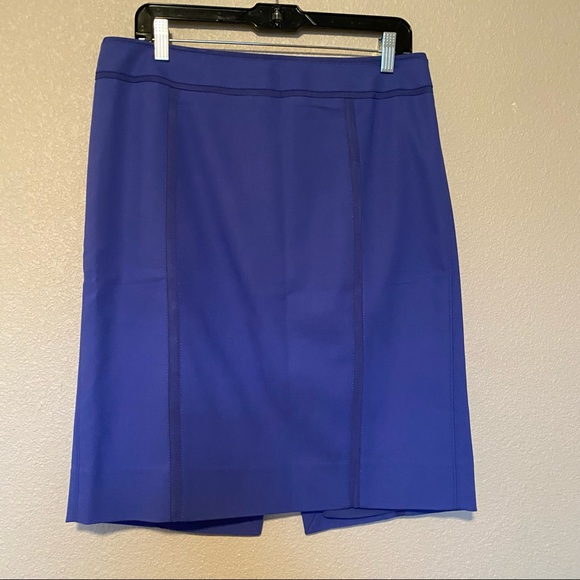 White House Black Market Purple Pencil Skirt - Picture 3 of 9